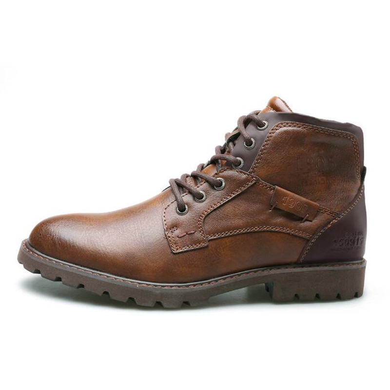 Crossfit Outdoor - Мужские кожаные ботинки 2026 года, высокие,